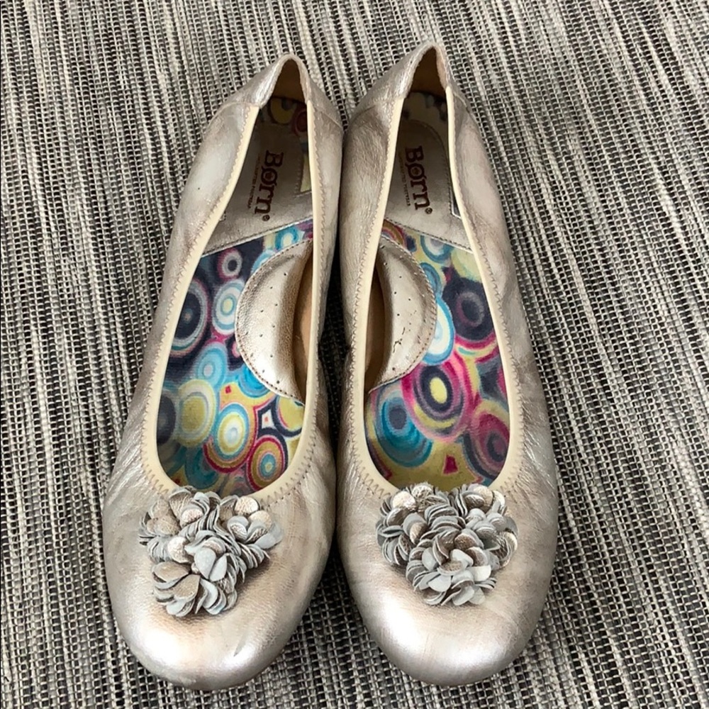 Born metallic flats from Nordstrom